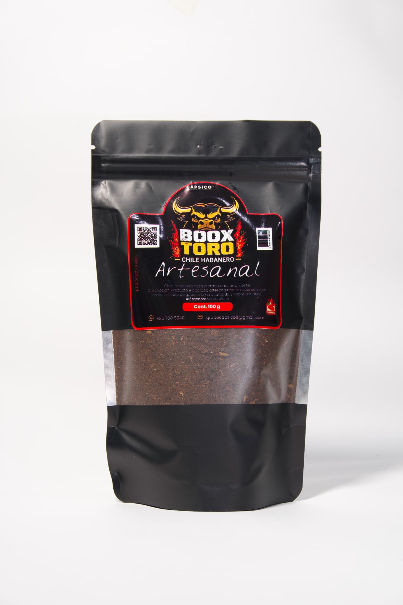 Habanero en polvo Boox Toro 100g